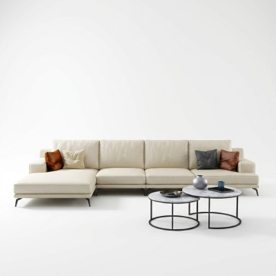 Conception Sofa rembourré Paysage vivant Canapé d'angle Rembourrage Siège Suite Canapé
