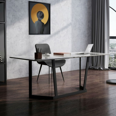 Bureau Ensemble Table Chaise Suite Bureau Set Design Meubles de Style Italien