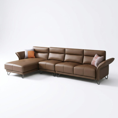 Paysage vivant Canapé d'angle en forme de L Fauteuil Ensemble Suite Canapé moderne Canapé d'angle