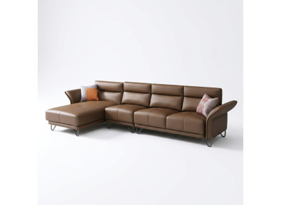 Paysage vivant Canapé d'angle en forme de L Fauteuil Ensemble Suite Canapé moderne Canapé d'angle