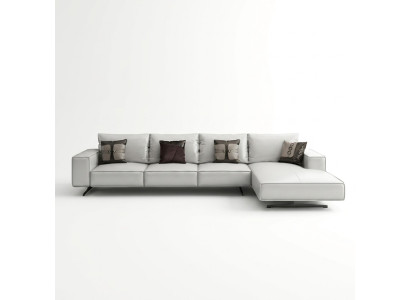 Moderne Landschaftswinkelecke Sofa Couch Polsterledersitz Ecke Dekorationssuite