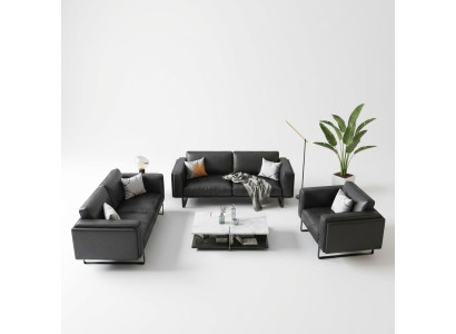 Meubles de luxe Ensemble de canapés Canapé Tapisserie 3 2 1 Canapés nouveau canapé en cuir