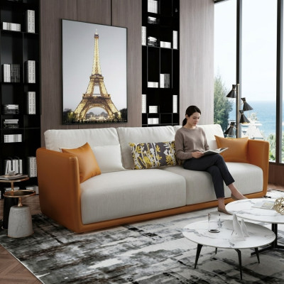 Salon haut de gamme Meubles de designer Canapé 4 places Grand canapé XXL