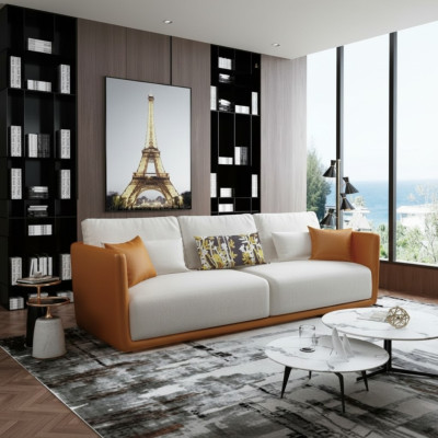 Salon haut de gamme Meubles de designer Canapé 4 places Grand canapé XXL