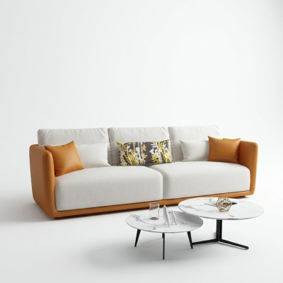 Salon haut de gamme Meubles de designer Canapé 4 places Grand canapé XXL