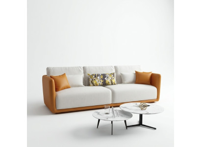 Salon haut de gamme Meubles de designer Canapé 4 places Grand canapé XXL