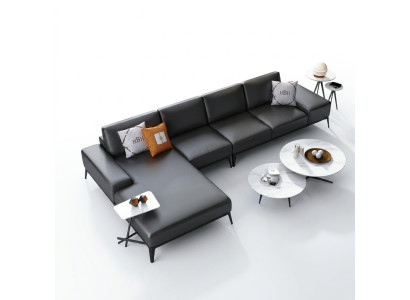 Canapé d'angle Revêtement Décor Suite Paysage vivant Canapé design L-forme Canapé