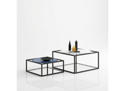 Double Set 2x Beistelltisch Couchtisch Kaffeetisch Design Wohnzimmertisch