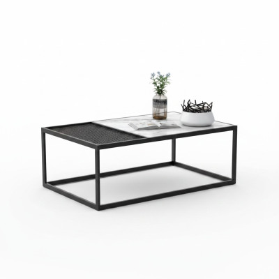 Décoration de table basse, table d'appoint de table basse, table de designer de salon.