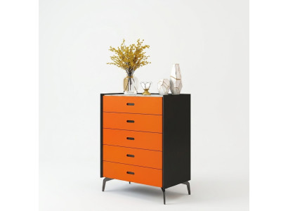 Style italien Mobilier Haute commode Armoire Armoires de designer Orange