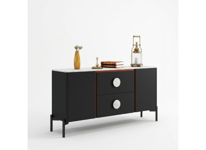 Designer italien Kommode Sideboard Schrank Regal Metall Luxus Wohnen