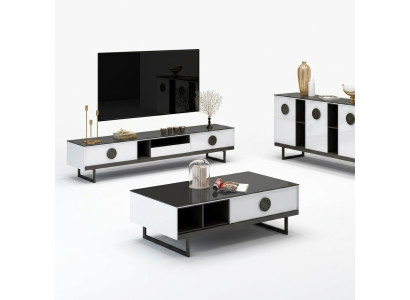 Commode + Table basse + Meuble TV Buffet nouveau mobilier design italien
