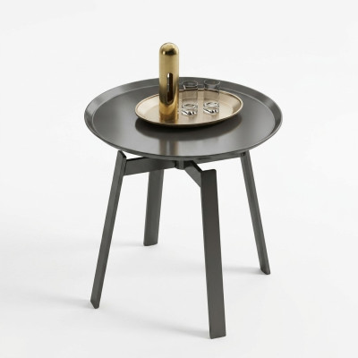 Table basse design Table d'appoint Canapé Décoration Salon Table Mobilier Rond