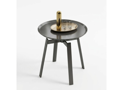 Table basse design Table d'appoint Canapé Décoration Salon Table Mobilier Rond