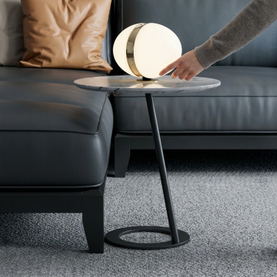 Table d'appoint table ronde table basse canapé salon rond design décoratif