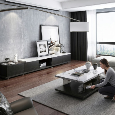 Table basse en marbre Table basse Table d'appoint Table de design Table de salon