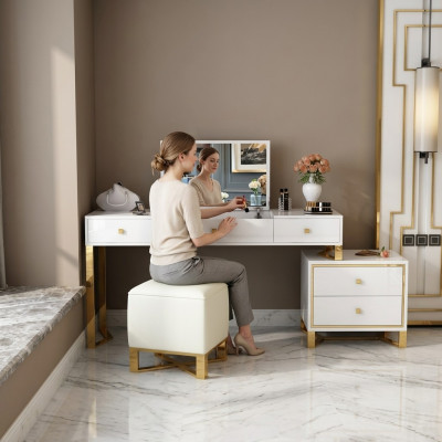 Consoles Table Decor Coiffeuse Tables de maquillage Console Chambre à coucher