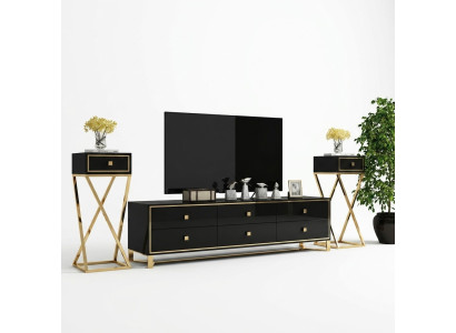 Buffet Meuble TV Commode TV Armoire Basse Meuble TV Décoratif Armoires