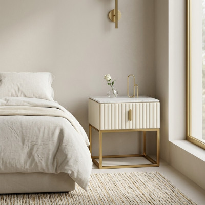 Table de console de nuit Commode de chevet Chambre Armoire de chambre Tables Consoles
