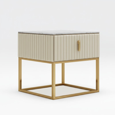 Table de console de nuit Commode de chevet Chambre Armoire de chambre Tables Consoles