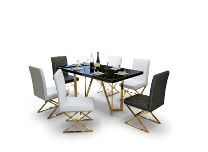 Table Table à manger moderne en bois Design décoratif Table en bois Table de salon Tables à manger Salle à manger