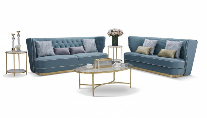 Conception Canapé de luxe 3 places Canapé rembourré - Mobilier de salon de style italien
