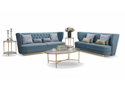 Conception Canapé de luxe 3 places Canapé rembourré - Mobilier de salon de style italien