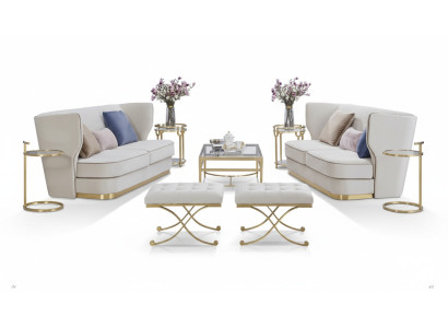 Canapé 2 places Canapé de designer de luxe nouveau Canapé de luxe Canapés rembourrés Deux places nouveau