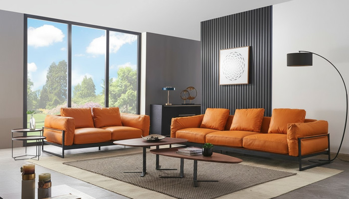 Canapé design Set de canapés 3+2 places Canapé Suite Mobilier italien