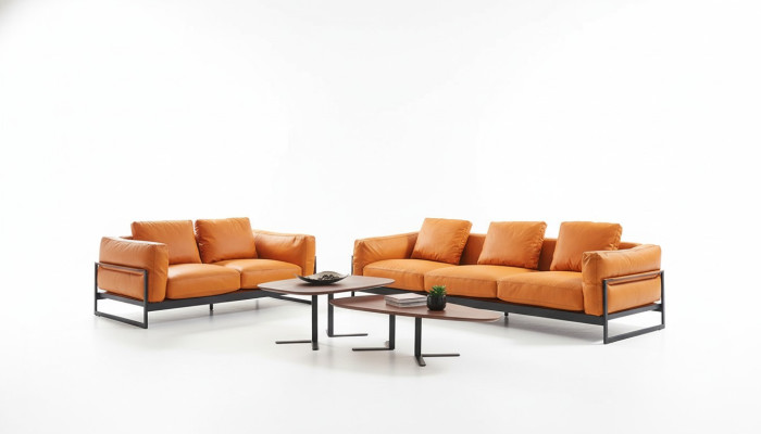 Canapé design Set de canapés 3+2 places Canapé Suite Mobilier italien