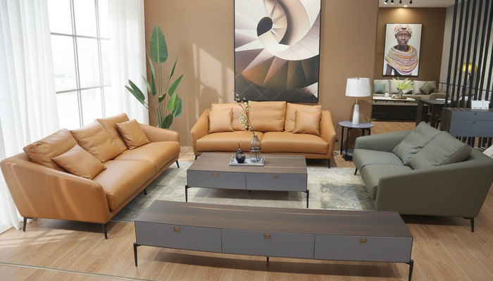 Canapé design Ensemble canapé 3+2+2 places Canapé revêtement Canapé salon Sofas