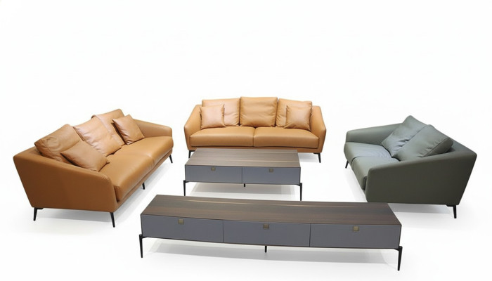 Canapé design Ensemble canapé 3+2+2 places Canapé revêtement Canapé salon Sofas