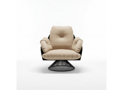 Fauteuil Club Lounge Design Fauteuil Inclinable Canapé Rembourrage 1 Place TV Cuir Rotatif
