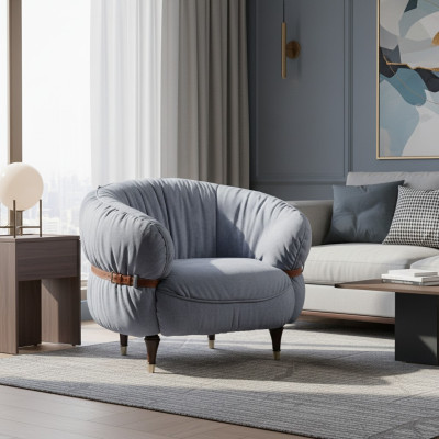 Cocktail Détente Bar Salon Club Chaises Mobilier Design Fauteuil Fauteuil de Luxe Tapisserie