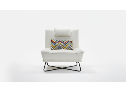 Luxus Stuhl Polsterung Cocktail Entspannung Lounge Club Sessel Möbeldesign Sessel Weiß