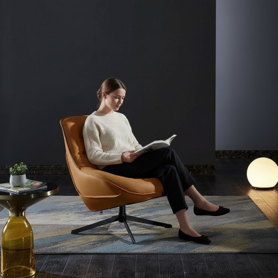 Fauteuil design Lounge Club TV Chair Chaises Relax Conférence Bureau métal nouveau
