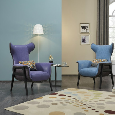 Chaises Mobilier Design Fauteuil Fauteuil de Luxe Revêtement Cocktail Relax Bar Salon Club