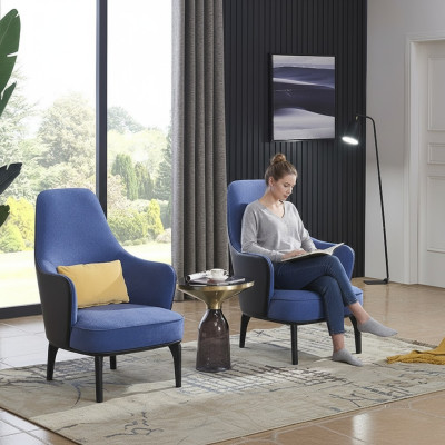 Salon de luxe TV Club Rembourrage Fauteuil Design Canapé Canapé Fauteuil Tissu de détente