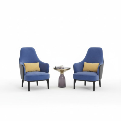 Salon de luxe TV Club Rembourrage Fauteuil Design Canapé Canapé Fauteuil Tissu de détente