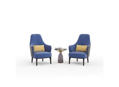 Salon de luxe TV Club Rembourrage Fauteuil Design Canapé Canapé Fauteuil Tissu de détente