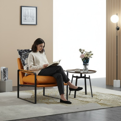 Fauteuil design Canapé Canapé Tissu Détente Luxe TV Club Rembourrage Siège