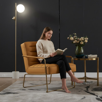 Salon de luxe TV Club Rembourrage Seater Design Fauteuil Canapé Canapé Relax Tissu