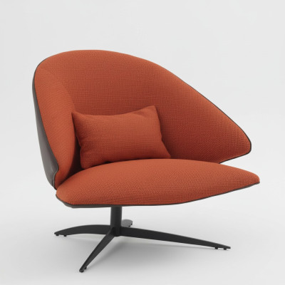 Fauteuil de design Canapé Canapé Relax Tissu Salon Luxe TV Club Rembourrage Seater