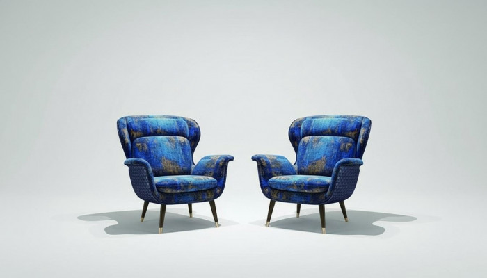 Conception Fauteuil Aile 1 Place Tissu Canapé Revêtement Canapé neuf