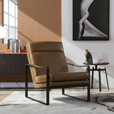 Fauteuil Design Canapé Canapé Relax Cuir Salon Luxe TV Club Rembourrage Siège