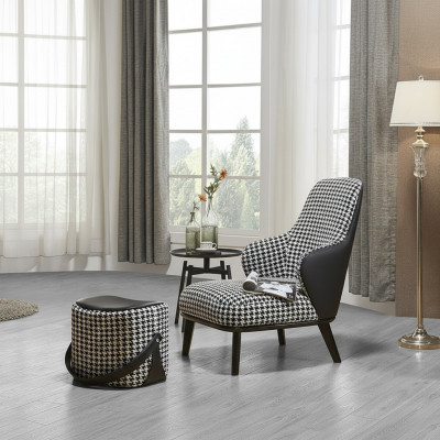 Fauteuil Conception Canapé Sofa Détente Tissu Salon Luxe TV Club Rembourrage 2 places