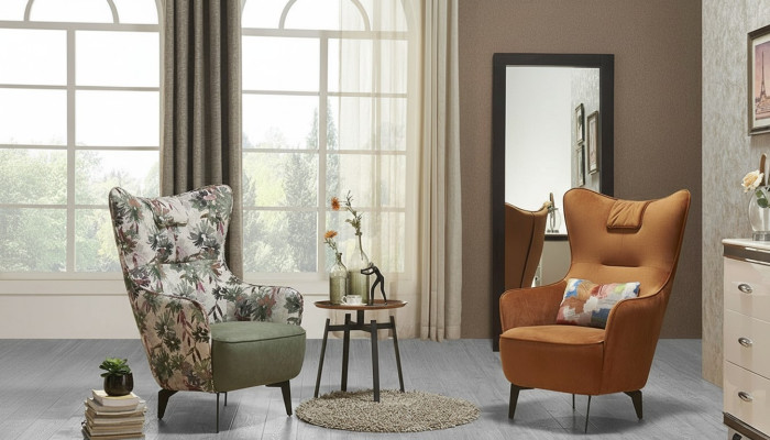 Chaises Chesterfield Fauteuil Tapisserie Cocktail Détente Bar Salon Club Design Fauteuil