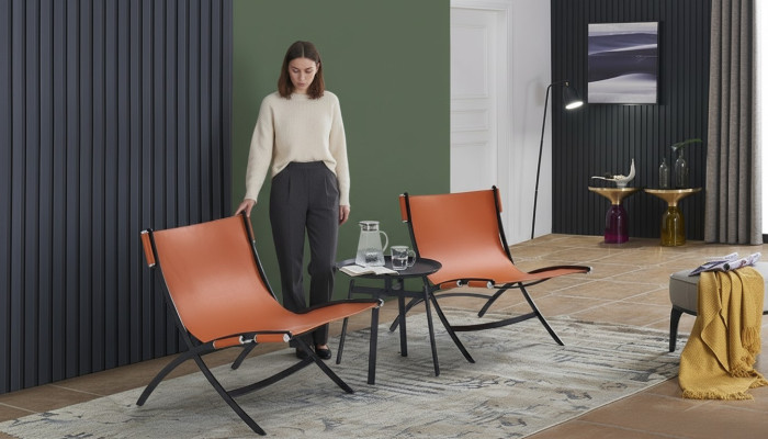 Revêtement de chaise de luxe Cocktail Détente Bar Lounge Club Chaises Design de meubles Fauteuil