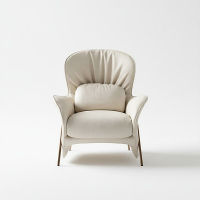 Luxuriöse Stuhlpolsterung Cocktail Relax Lounge Club Stühle Möbeldesign Sessel Leder