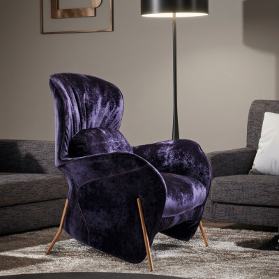 Fauteuil Club Lounge Fauteuil Designer Canapé Rembourré 1 Place Relax